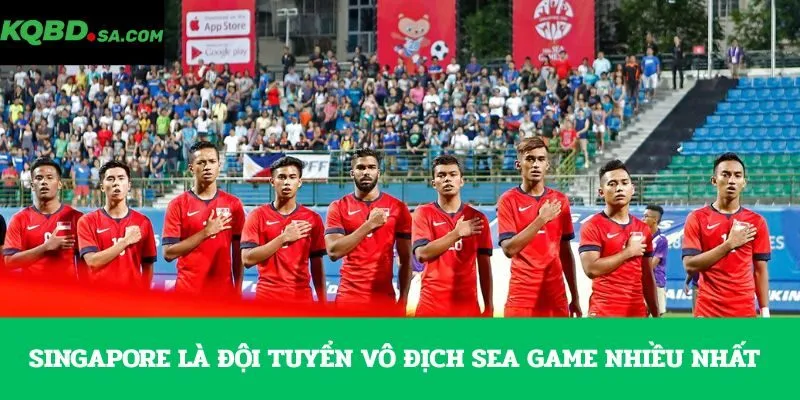 Singapore là đội tuyển vô địch Sea game nhiều nhất